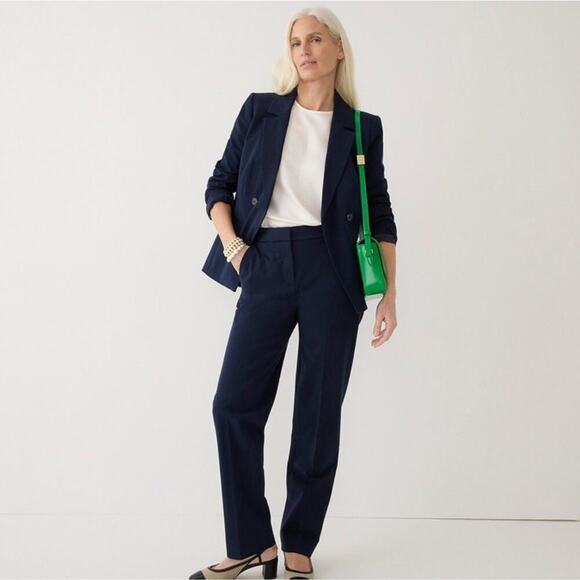 J. Crew Pants - J. Crew Kate Straight Leg Pants Bi-Stretch Cotton Blend BF401 Women’s Size 4